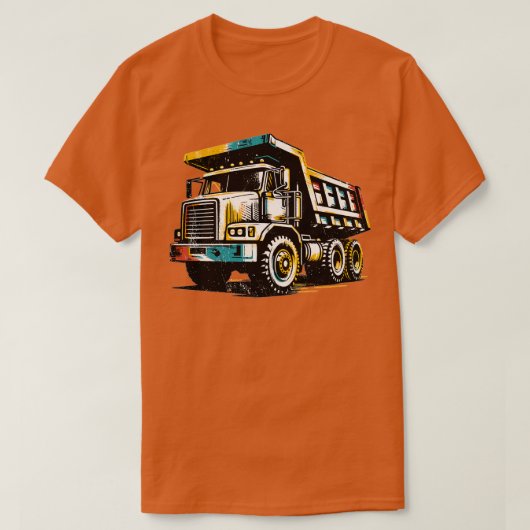 vuilniswagen t-shirt (Design voorkant)