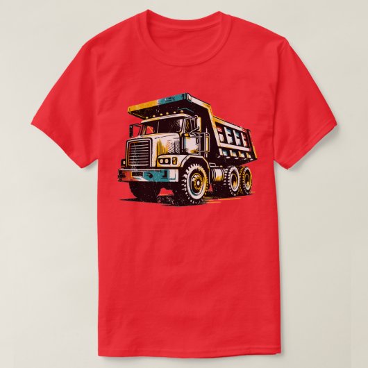 vuilniswagen t-shirt (Design voorkant)
