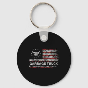 Vuilniswagen - Trump Supporter Vuilnis Trump 2024 Sleutelhanger
