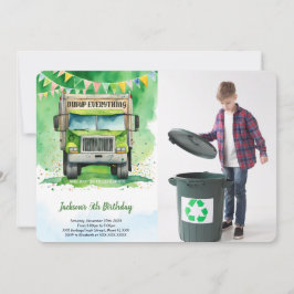 Vuilniswagen Verjaardag Kaart