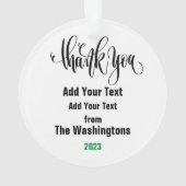 Vuilniswagen voor afvalbeheer ornament (achterkant)