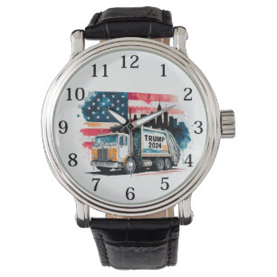 Vuilniswagen voor Trump Horloge