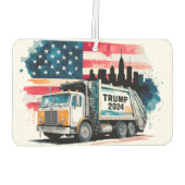 Vuilniswagen voor Trump Luchtverfrisser (Achterkant)