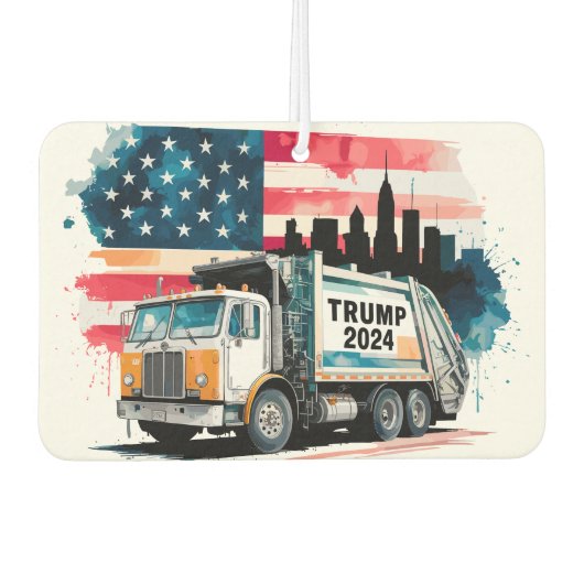 Vuilniswagen voor Trump Luchtverfrisser (Voorkant)