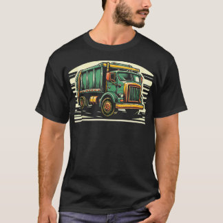 Vuilniswagen Vuilnisdag Design 13 T-shirt