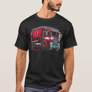Vuilniswagen Vuilnisdag Design 2 T-shirt