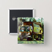 VUILNISWAGEN WEIGEREN TRUCKERS BUTTON (Voorkant /achterkant)