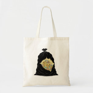 Vuilniszak schatkist Grappige verborgen schat I Tote Bag