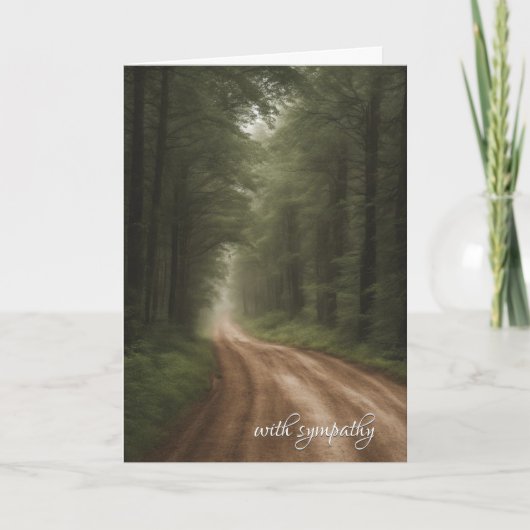 Vuilpad in bossympathie kaart (Voorkant)