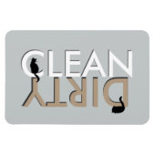 Vuilschone Cat Vaatwasser Magneet - LG (Horizontaal)