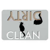 Vuilschone Cat Vaatwasser Magneet - LG (Horizontaal)