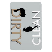 Vuilschone Cat Vaatwasser Magneet - LG (Verticaal)