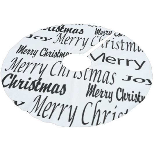 Vuilskirt met prettige kerstbomen kerstboom rok (Gekanteld)