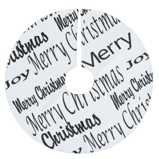 Vuilskirt met prettige kerstbomen kerstboom rok (Voorkant)