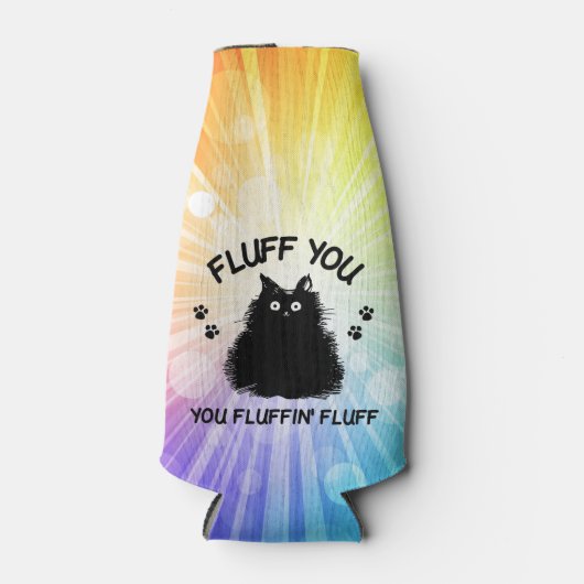 Vuilt u met fluffin Fluff Kitty Cat Flesjeskoeler (Voorkant)
