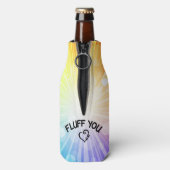 Vuilt u met fluffin Fluff Kitty Cat Flesjeskoeler (Fles Achterkant)