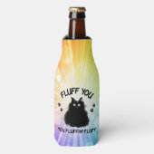 Vuilt u met fluffin Fluff Kitty Cat Flesjeskoeler (Fles Voorkant)
