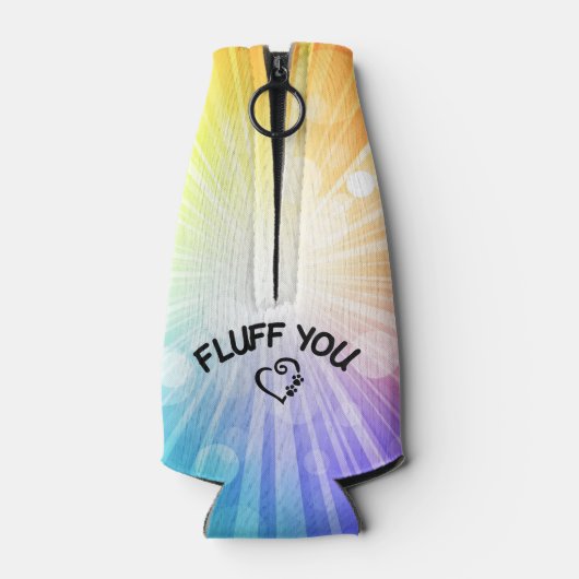 Vuilt u met fluffin Fluff Kitty Cat Flesjeskoeler (Achterkant)