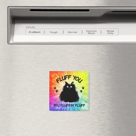 Vuilt u met fluffin Fluff Kitty Cat Magneet (Insitu (Vaatwasser))