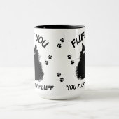 Vuilt u met fluffin Fluff Kitty Cat Mok (Midden)
