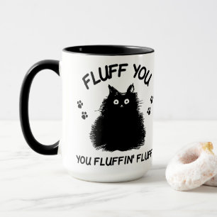 Vuilt u met fluffin Fluff Kitty Cat Mok