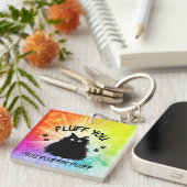 Vuilt u met fluffin Fluff Kitty Cat Sleutelhanger (Voorkant Rechts)