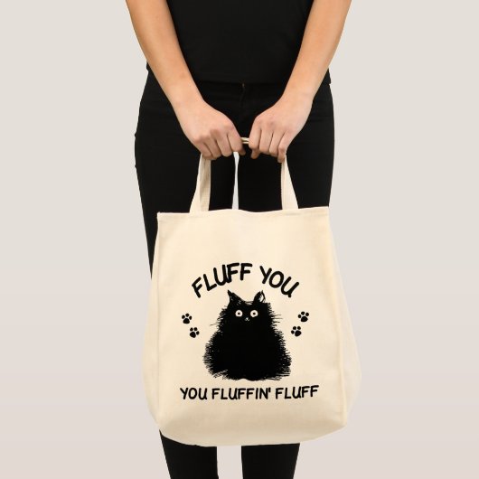 Vuilt u met fluffin Fluff Kitty Cat Tote Bag (Voorkant (product))