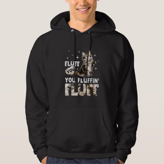 Vuilt u met fluffin Maine Coon Cat Hoodie (Voorkant)
