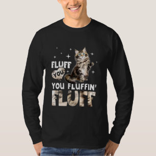Vuilt u met fluffin Maine Coon Cat T-shirt