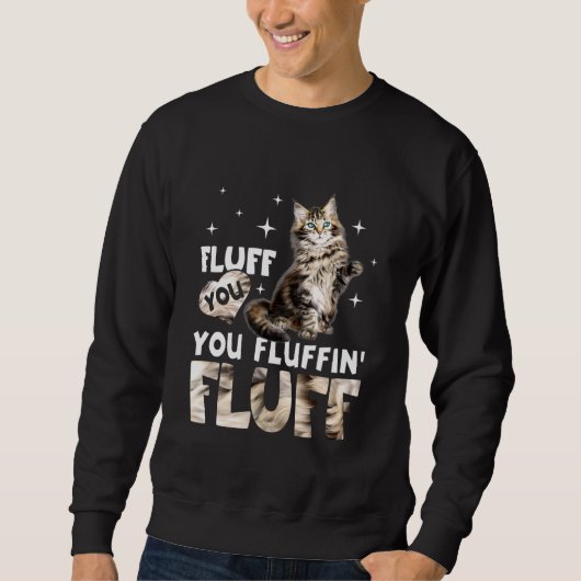 Vuilt u met fluffin Maine Coon Cat Trui (Voorkant)