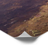 Vuilwagen over de rivier en door de Bossen Poster (Hoek)