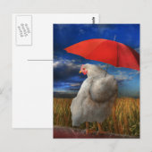 Vuilweertje - voorspelde regen briefkaart (Voorkant / Achterkant)