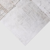 Vuilwitte geschilderde ephemera krantenpapier coll tissuepapier (Detail)