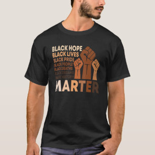  vuist Afrikaans kostuum - Zwarte Pridegeschiedeni T-shirt