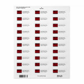 VUIST EERBIEZEL VLAG ETIKET (Full Sheet)