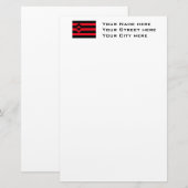 VUIST EERBIEZENVLAG BRIEFPAPIER (Voorkant / Achterkant)