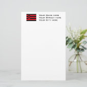 VUIST EERBIEZENVLAG BRIEFPAPIER (Staand voorkant)