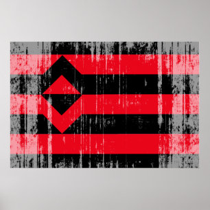 VUIST EERBIEZENVLAG POSTER