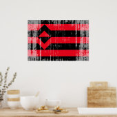 VUIST EERBIEZENVLAG POSTER (Keuken)