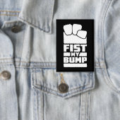 Vuist Mijn Bump Grappig Ruimtebuitenaards Ontwerp  Button (Insitu)