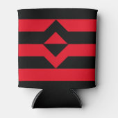 Vuist Pride Vlag Blikjeskoeler (Voorkant)