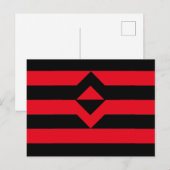 Vuist Pride Vlag Briefkaart (Voorkant / Achterkant)