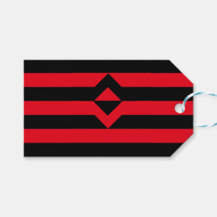 Vuist Pride Vlag Cadeaulabel