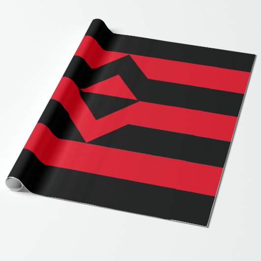 Vuist Pride Vlag Cadeaupapier (Uitgerold)