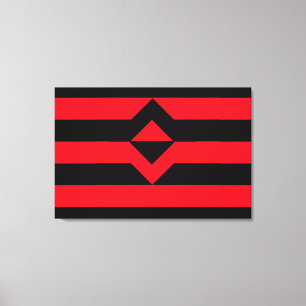 Vuist Pride Vlag Canvas Afdruk