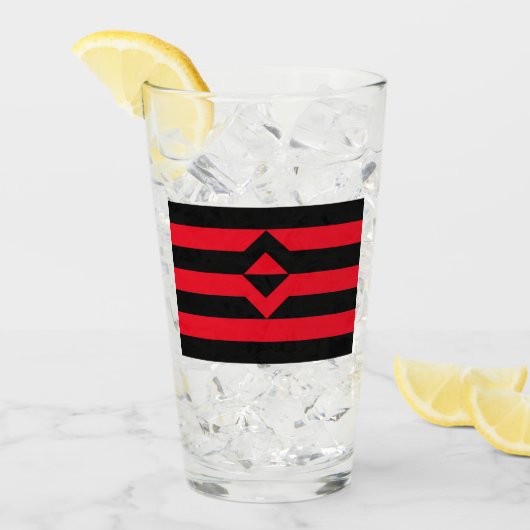 Vuist Pride Vlag Glas (Voorkant ijs)