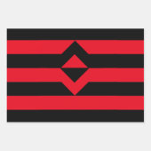 Vuist Pride Vlag Inpakpapier Vel (Voorkant)