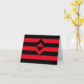 Vuist Pride Vlag Kaart (Gele Bloem)