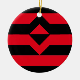 Vuist Pride Vlag Keramisch Ornament