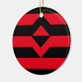 Vuist Pride Vlag Keramisch Ornament (Links)